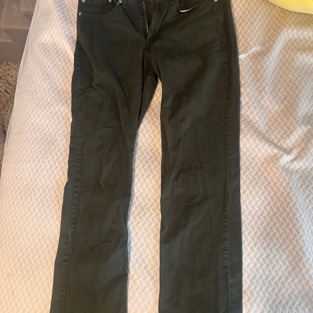 Levi's Black 514 Straight-Leg Jeans
